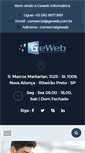 Mobile Screenshot of geweb.com.br